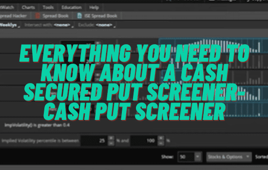 Everything You Need to Know About A Cash Secured Put Screener- Know about Cash put Screener