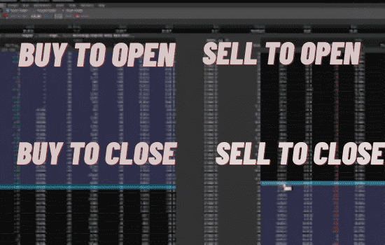 What do BTO, STO, STC, BTC mean in stocks- BUT TO OPEN, BUT TO CLOSE, SELL TO OPEN, SELL TO CLOSE