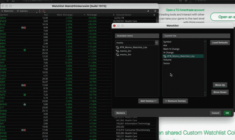 What is Custom Expression Subscription Limit Exceeded on Thinkorswim- Watchlist linking in Thinkorswim