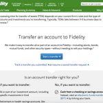 Do Fidelity Reimburse your Transfer Fee Transfer screen